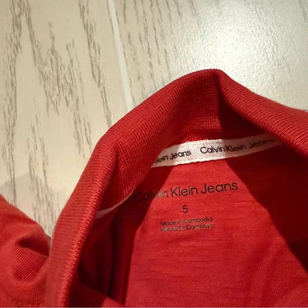 Calvin Klein‎ Jeans Boys 3-Piece Outfit Set Size 5 Polo Tee Shorts NWOT